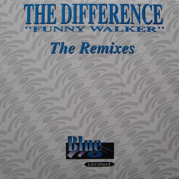 The Difference : Funny Walker (The Remixes) (10", Promo, Blu)