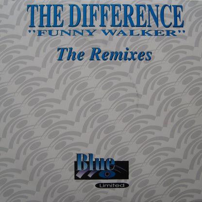 The Difference : Funny Walker (The Remixes) (10", Promo, Blu)