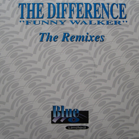 The Difference : Funny Walker (The Remixes) (10", Promo, Blu)