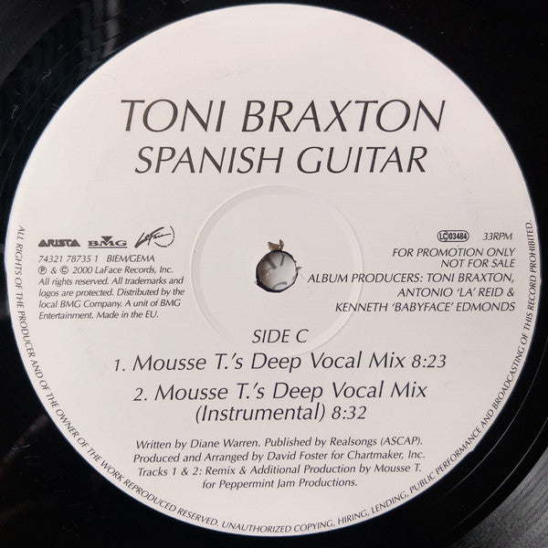 Toni Braxton : Spanish Guitar (2x12", Promo)