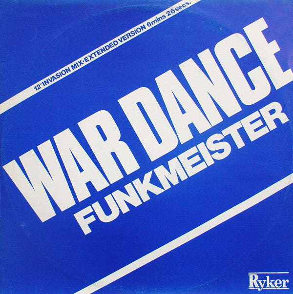 Funkmeister : War Dance (Invasion Mix) (12")