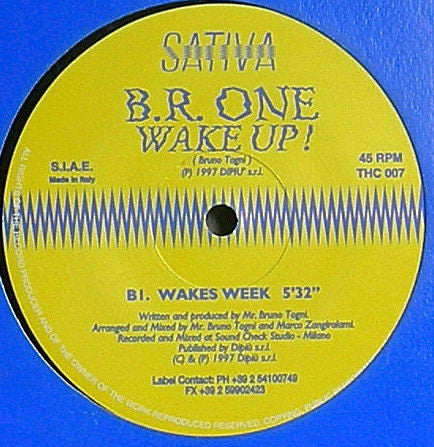 B.R. One : Wake Up! (12")