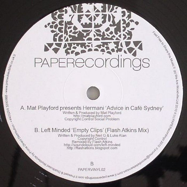 Various : Papervinyl02 (12")