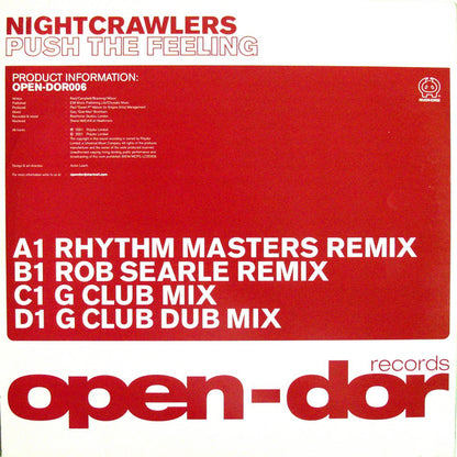 Nightcrawlers : Push The Feeling (2x12")