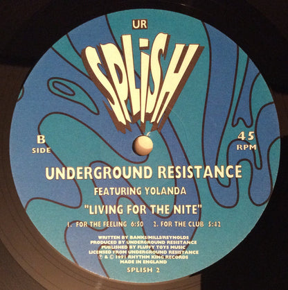 Underground Resistance Featuring Yolanda* : Living For The Nite (12", Single)