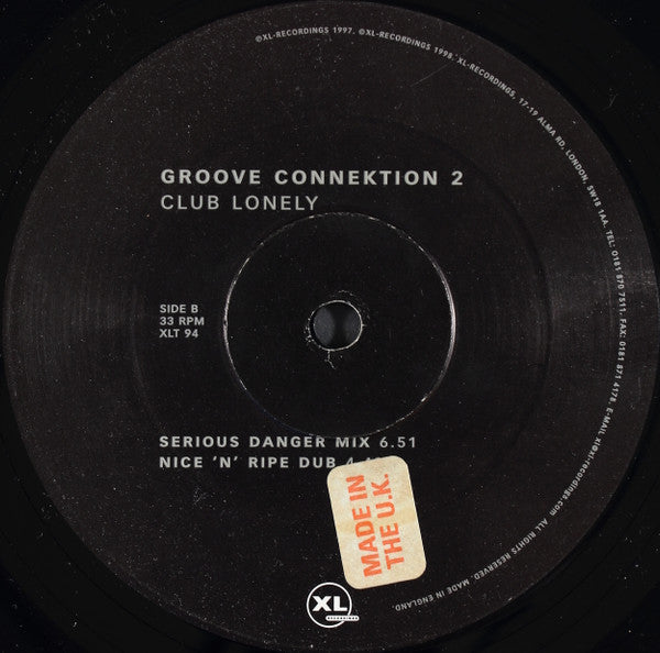 Groove Connektion 2* : Club Lonely (12")