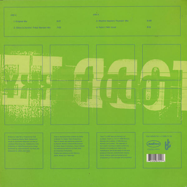 Todd Terry : Ready For A New Day (12", Single)