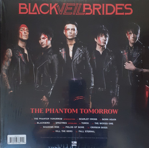 Black Veil Brides : The Phantom Tomorrow (LP, Album, Whi)