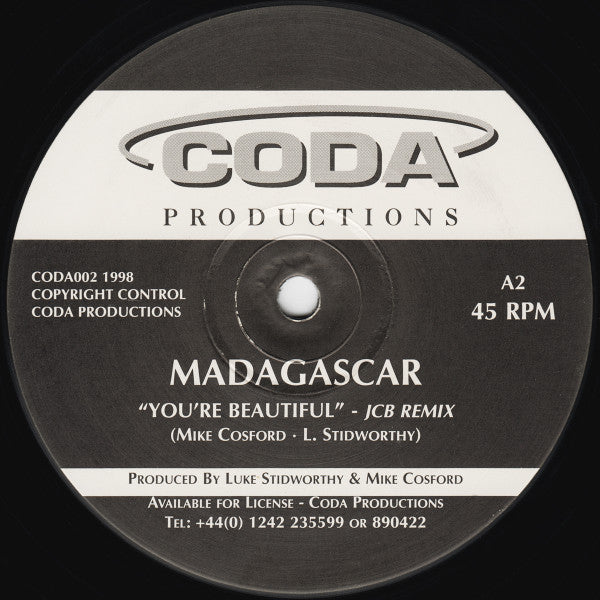 Madagascar : You're Beautiful (12")