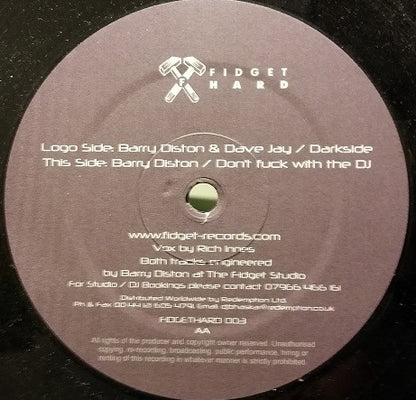 Barry Diston & Dave Jay (2) : Darkside (12")
