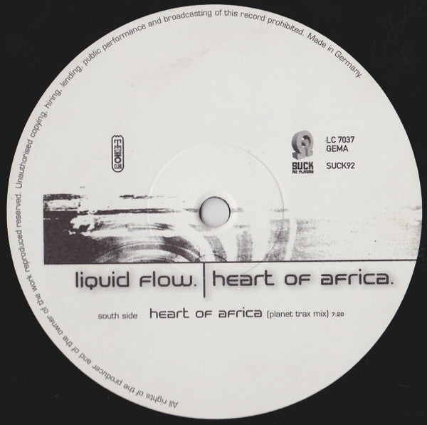 Liquid Flow : Heart Of Africa (12")