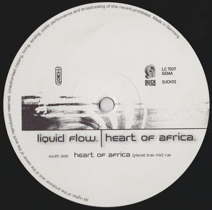 Liquid Flow : Heart Of Africa (12")