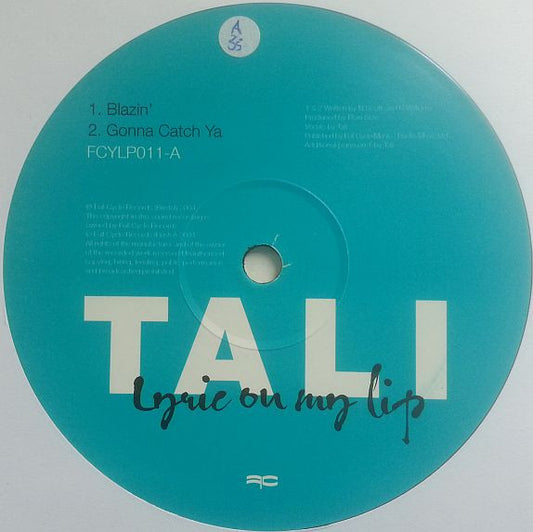 Tali : Lyric On My Lip (2x12", Album, Ltd)