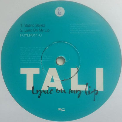 Tali : Lyric On My Lip (2x12", Album, Ltd)