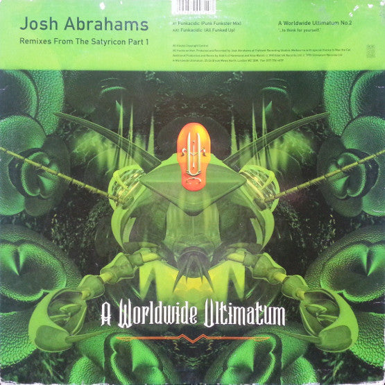 Josh Abrahams : Remixes From The Satyricon (Part 1) (12")