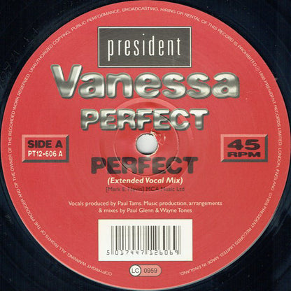 Vanessa (4) : Perfect (12")