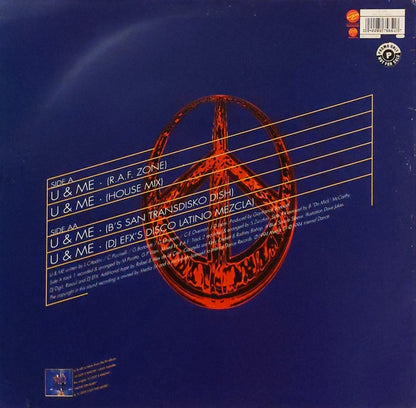 Cappella : U & Me (12", Single)