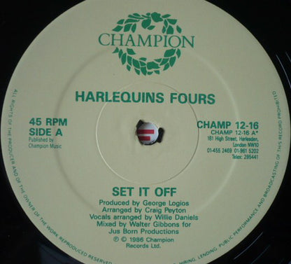 Harlequin Four's : Set It Off (12")