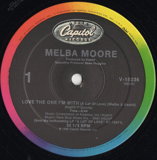 Melba Moore & Kashif : Love The One I'm With (A Lot Of Love) / Don't Go Away (12", Single)