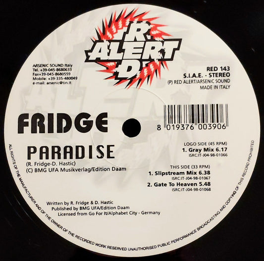 Fridge* : Paradise (12")
