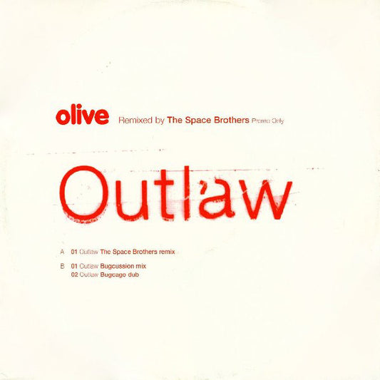 Olive : Outlaw (12", Promo)