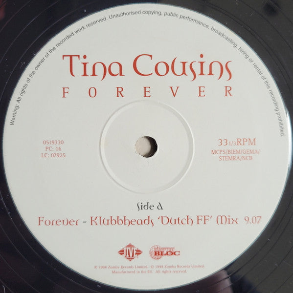 Tina Cousins : Forever (12")