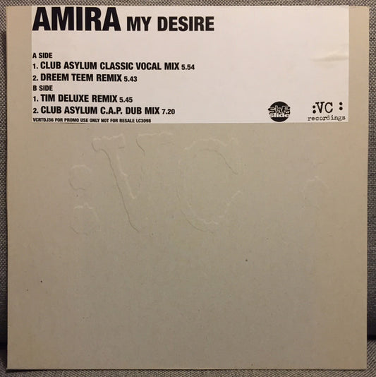 Amira : My Desire (12", Promo)