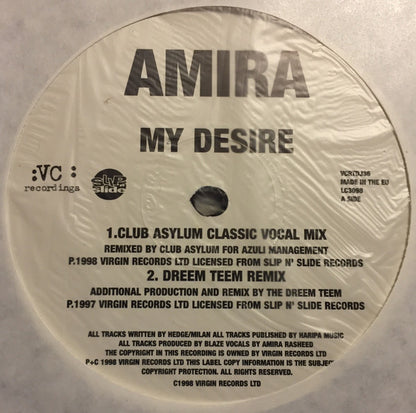 Amira : My Desire (12", Promo)
