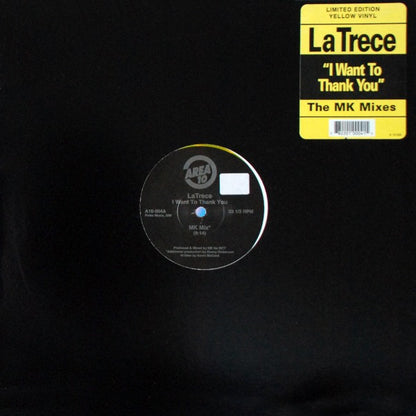 Latrece B. Kinchen : I Want To Thank You (The MK Mixes) (12", Ltd, Yel)
