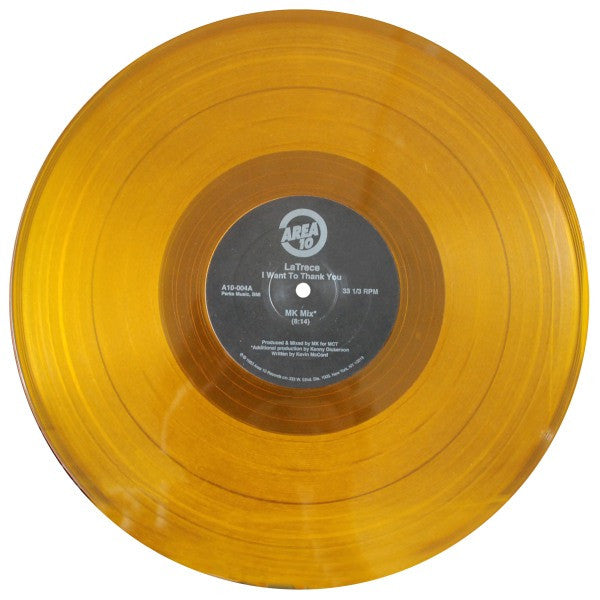 Latrece B. Kinchen : I Want To Thank You (The MK Mixes) (12", Ltd, Yel)