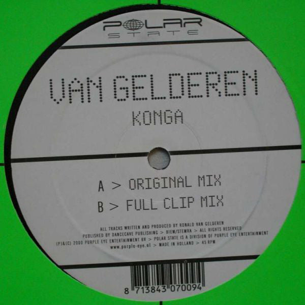 Ronald van Gelderen : Konga (12")