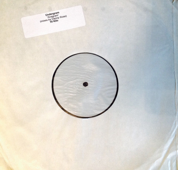 Undergram : Anagram (12", W/Lbl)