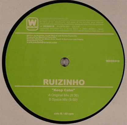 Ruizinho : Keep Calm (12")