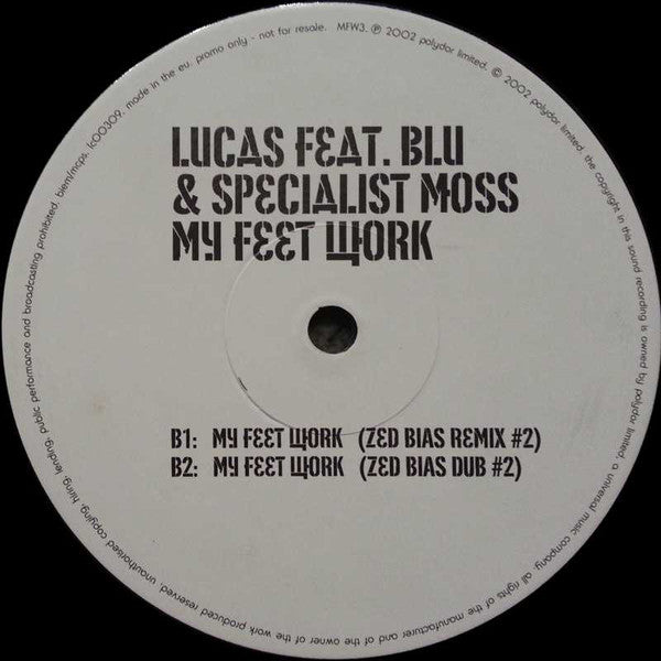 Lucas (2) : My Feet Work (12")