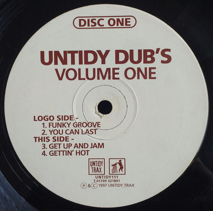 Paul Janes / Amadeus Mozart : Untidy Dub's Volume One (12")