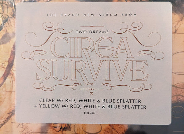 Circa Survive : Two Dreams (LP, Album, Comp, A/B + LP, Album, Comp, C/D)