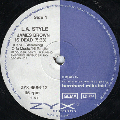 L.A. Style : James Brown Is Dead (12")