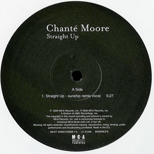 Chanté Moore : Straight Up (12")