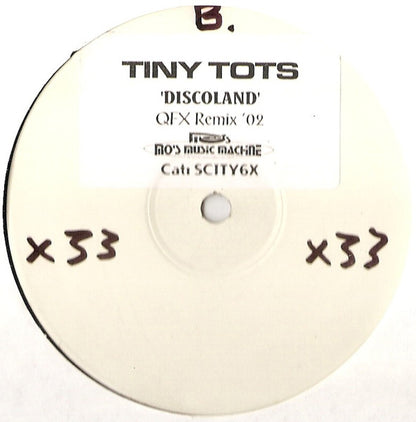 Tiny Tot : Discoland (Remixes) (12", Single, Promo, W/Lbl, Sti)