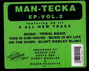 Man-Tecka Featuring JD III : EP Vol. 2 (12", EP)