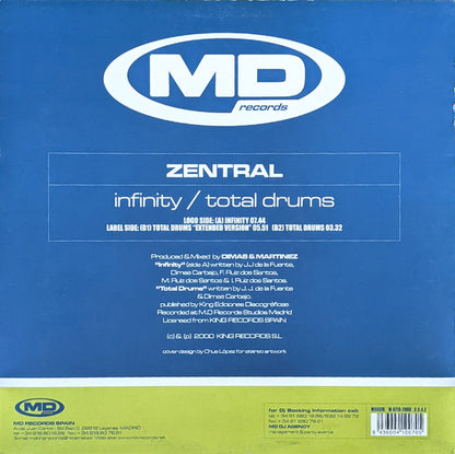 Zentral : Infinity / Total Drums (12")