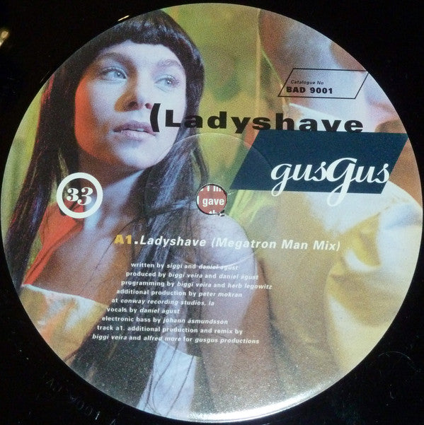 GusGus : Ladyshave (12", Single)