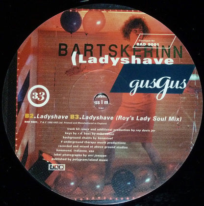 GusGus : Ladyshave (12", Single)