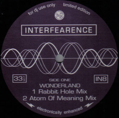 Interfearence : Wonderland (12", Ltd, Promo)