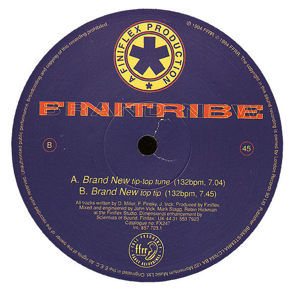 Finitribe : Brand New (12")
