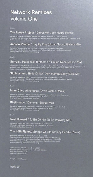 Various : Network Remixes Volume One (2x12", Comp, Ltd)