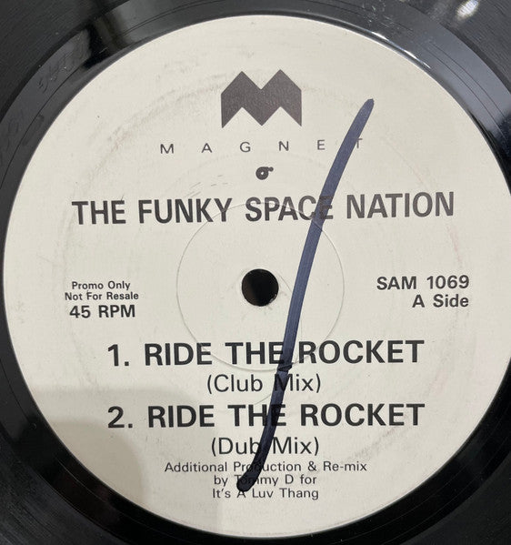 The Funky Space Nation : Ride The Rocket (12", Promo)
