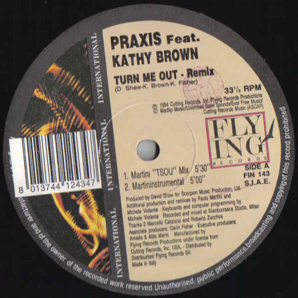 Praxis (2) Feat. Kathy Brown : Turn Me Out - Remix (12")