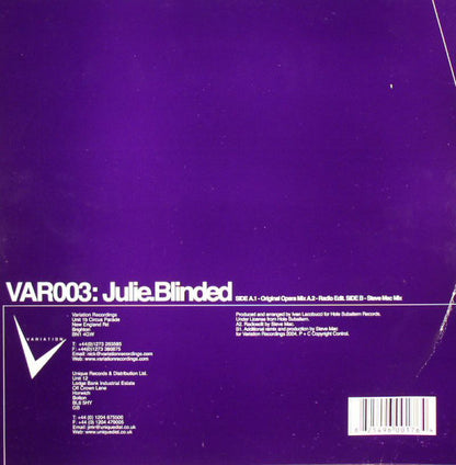 Julie Marghilano : Blinded (12")