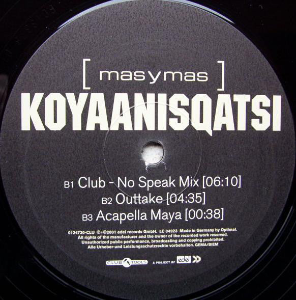 Mas Y Mas : Koyaanisqatsi (12")